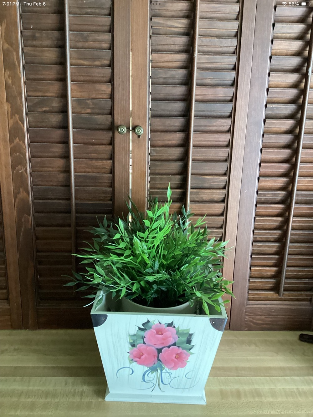 Wooden Planter (6”x6”) by Tender Heart Treasures